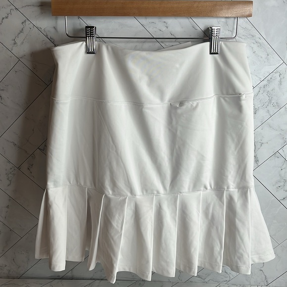 NWT Lady Hagen Womens 17" White Pleated Skort Golf Tennis Biking Size Medium M - Picture 9 of 11